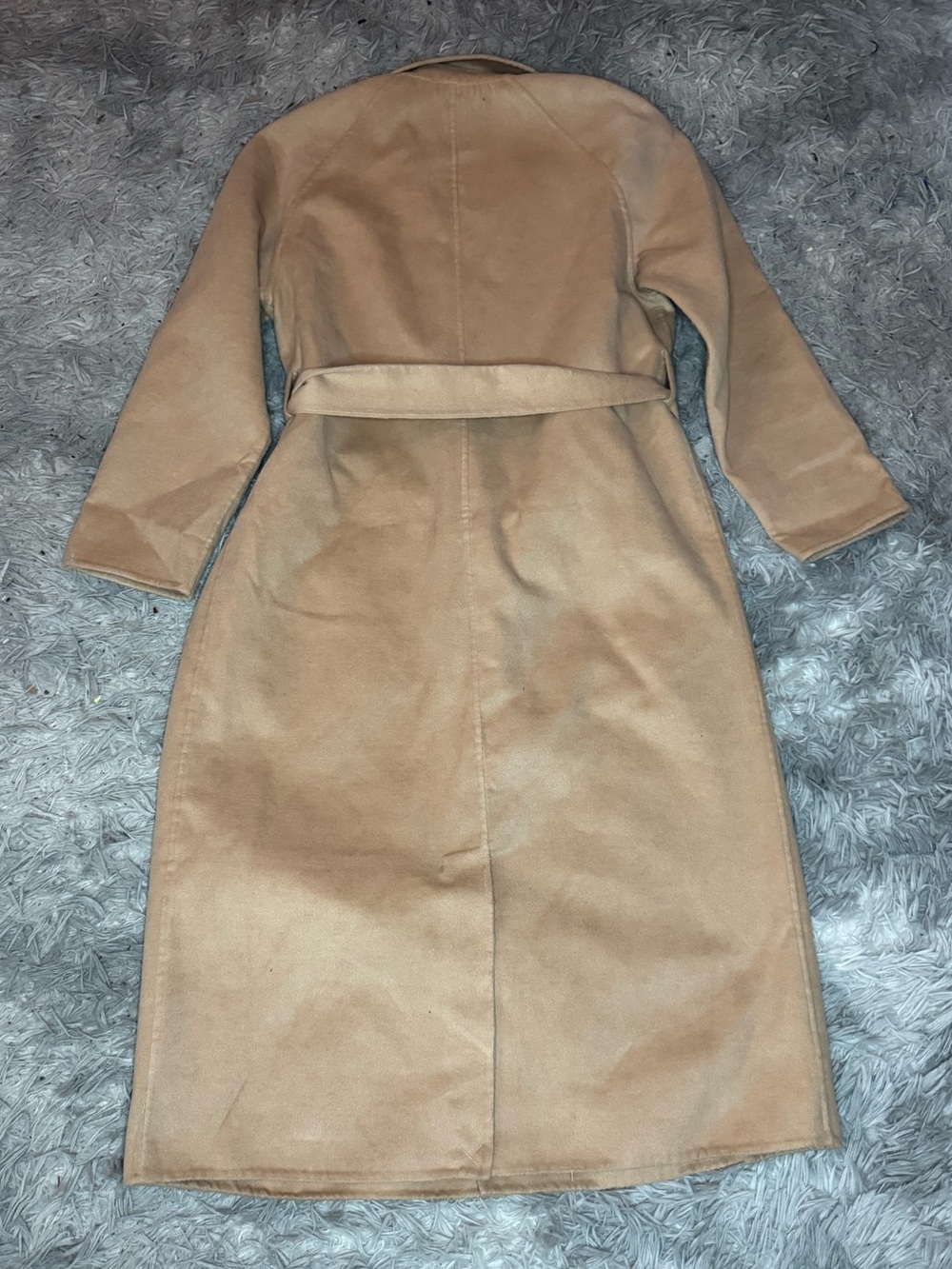 A New Day Women’s Tie Front Trench Coat - Tan Size Small NWOT - Picture 6 of 8
